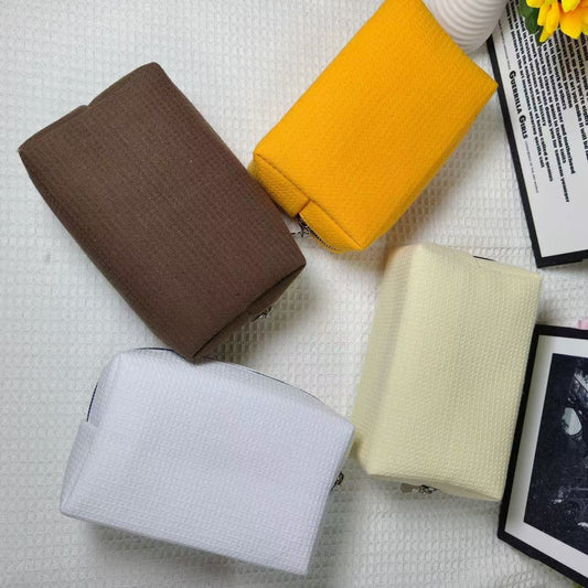 Custom Name Waffle Make Up Bag