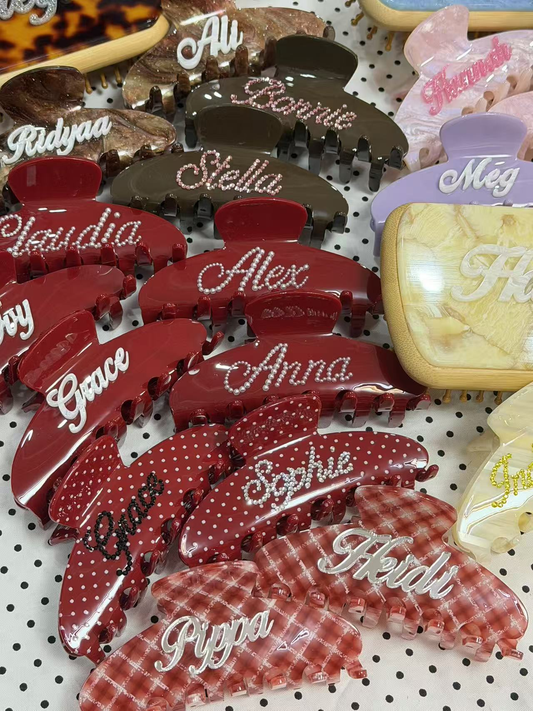 Bowee Custom Name Hair Claw