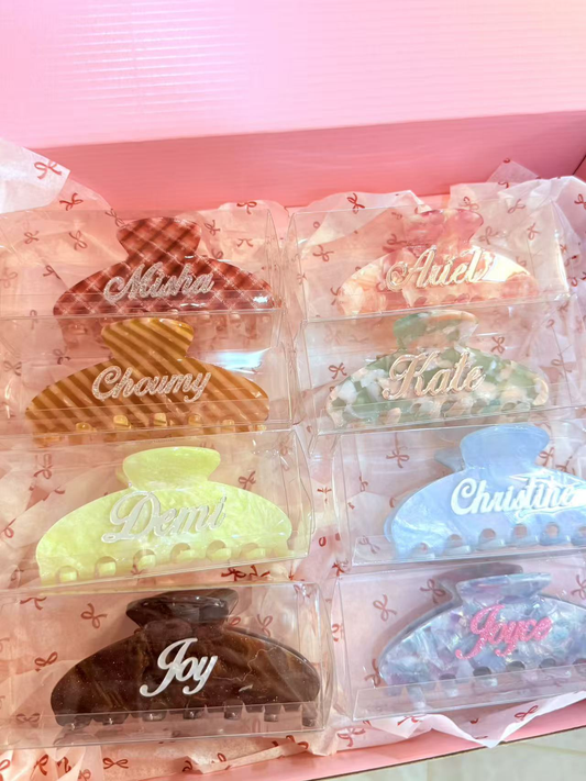 Bowee Custom Name Hair Claw